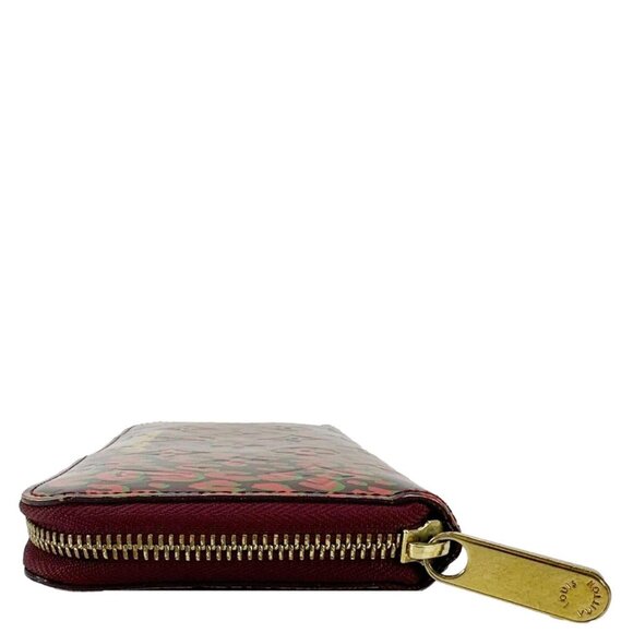 Louis Vuitton Stephan Sprouse Leopard Print Vernis Wallet Maroon - Picture 6 of 11